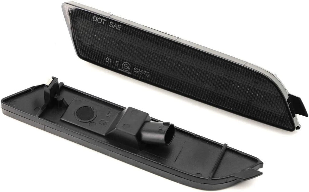 Pair LED Front Bumper Side Marker Light for Audi Q3 (2015–2018) Smoked