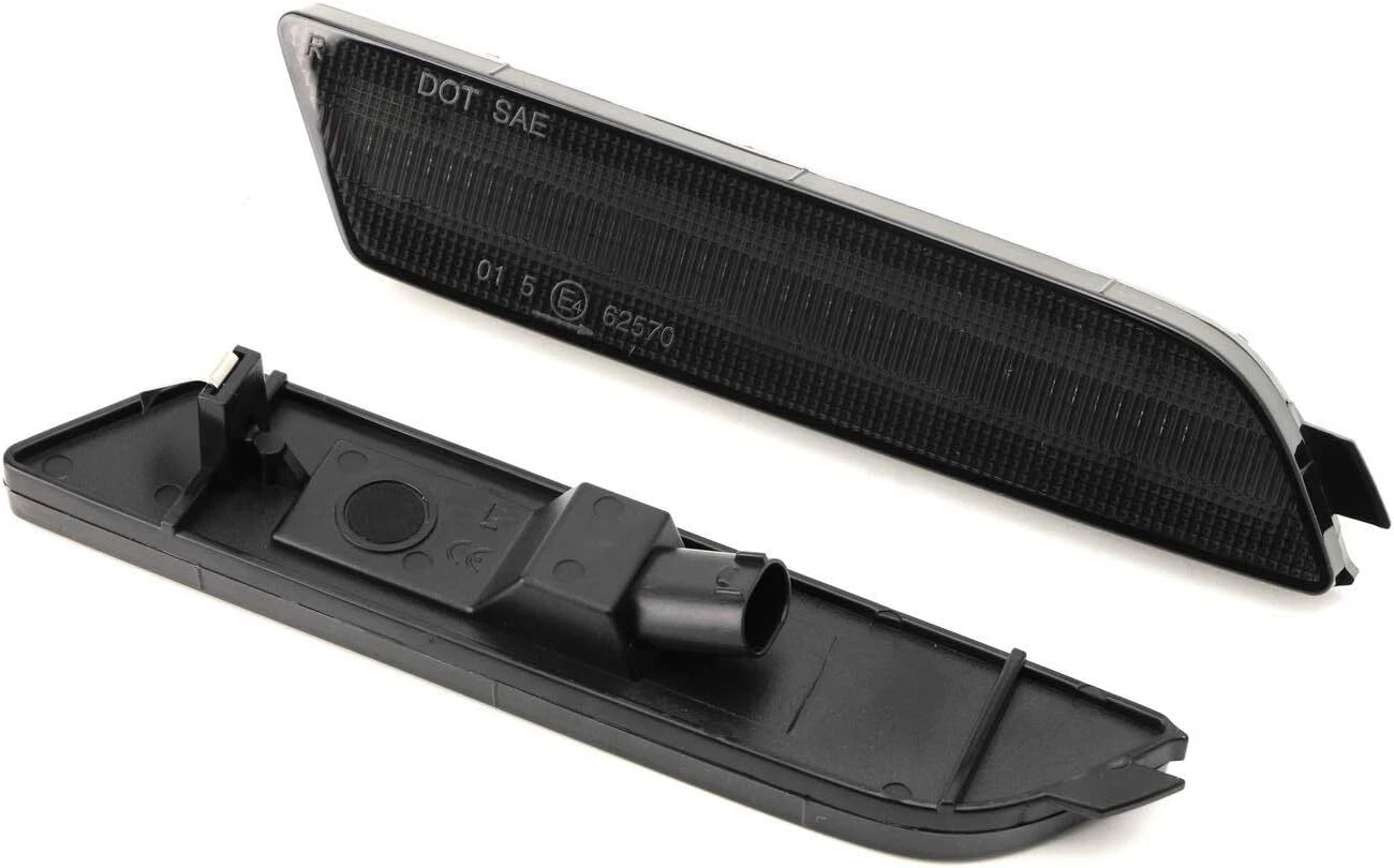 Pair LED Front Bumper Side Marker Light for Audi Q3 (2015–2018) Smoked