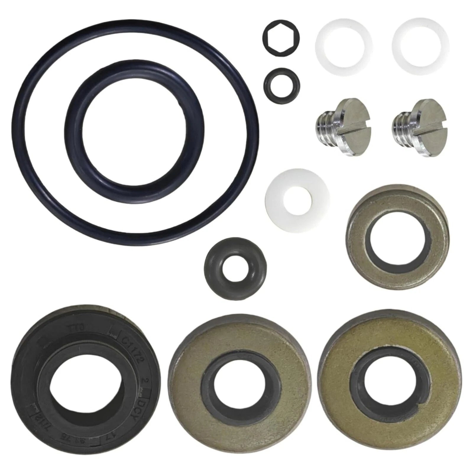 Lower Gearcase Seal Kit with Drain Screws for Johnson Evinrude 9.9 15HP (396350)