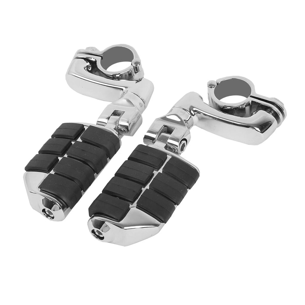 Foot Pegs for Harley Road King (1.25" 32mm Engine Bars)