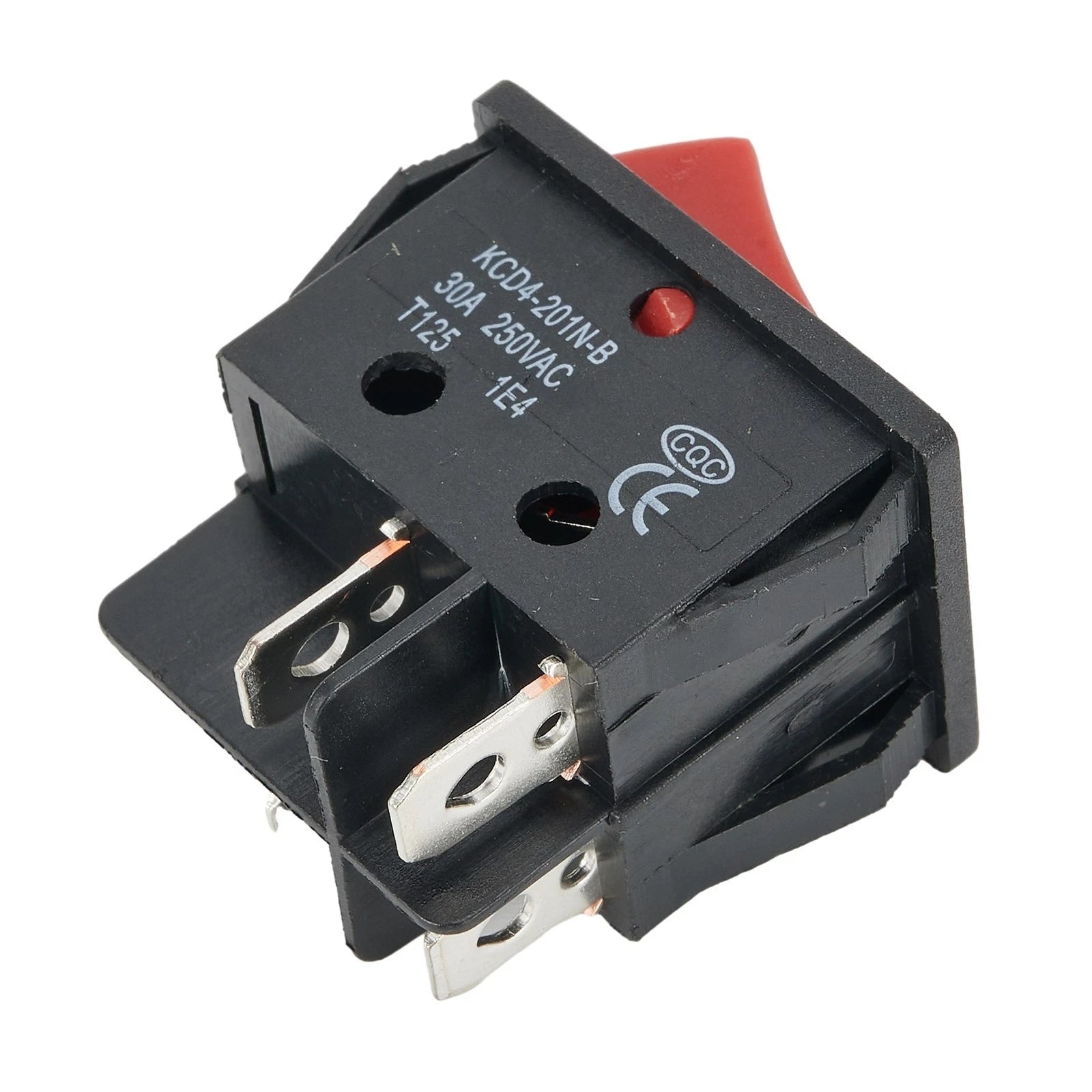 Power Switch for Electric Welding Machine 30A 120/250V AC 4 Pin RED
