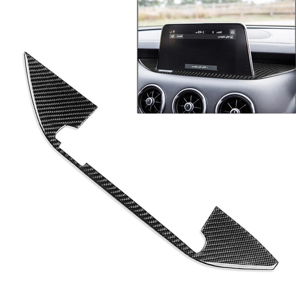 RHD Center Console Navigation GPS Panel Cover Trim for Kia Stinger (2018–2023)