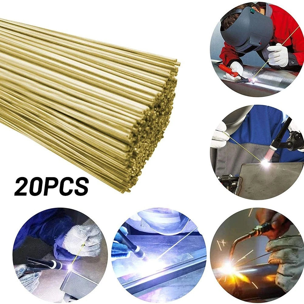 20pcs Brass Welding Rods for Welding Applications