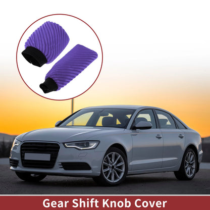 Gear Knob Protector Cover for Universal Cars (Purple)