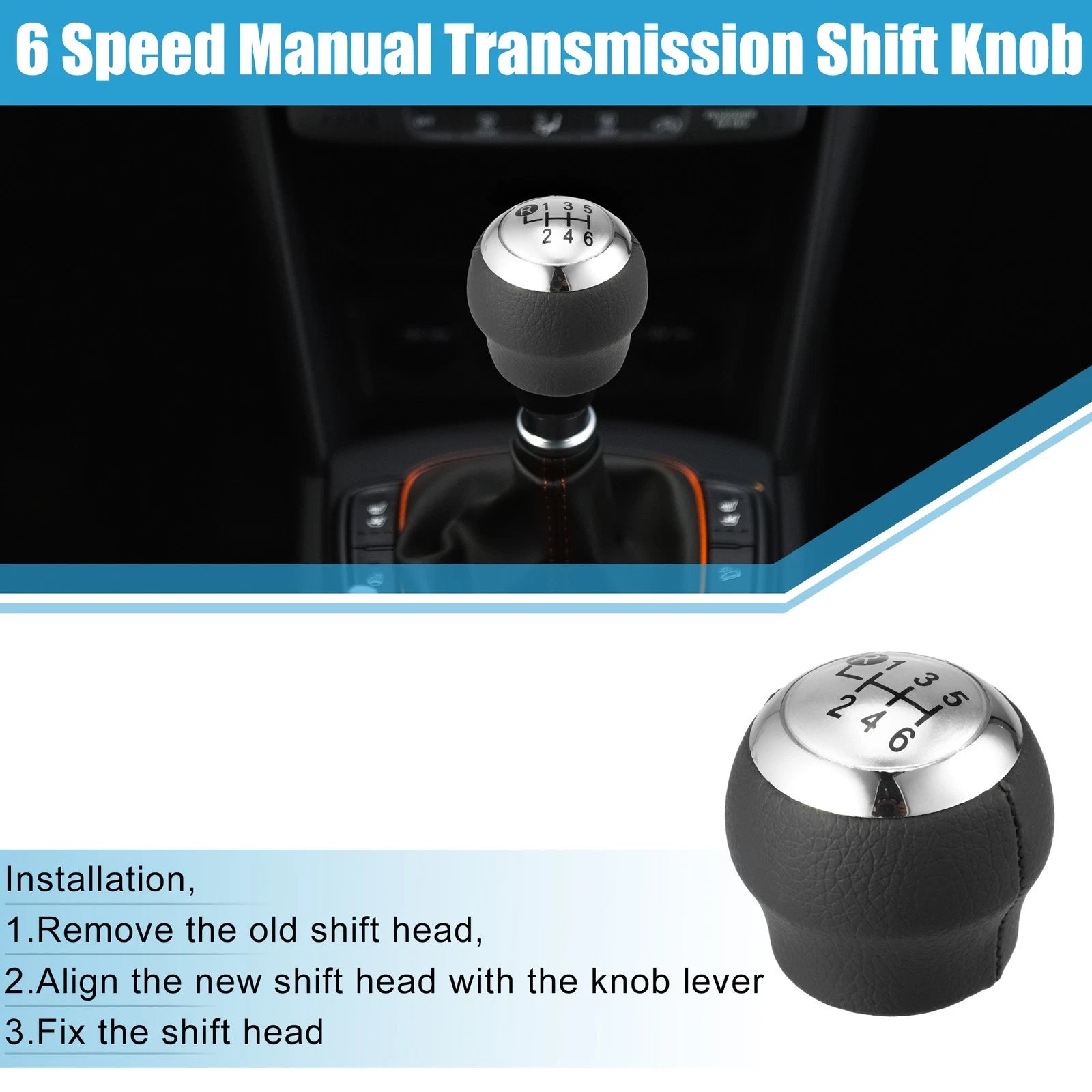 Manual Transmission Shift Knob Replacement for Toyota Corolla (2007–2014)