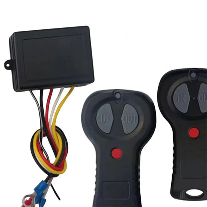 Wireless Winch Remote Control Kit For Jeep ATV UTV SUV DC 12V 24V Handset Switch