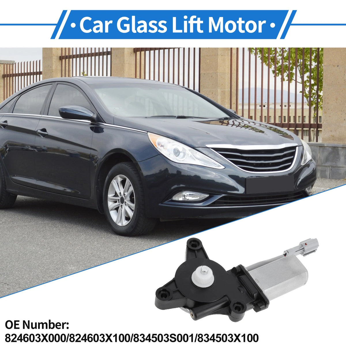 Power Window Regulator Lift Motor Replacement for Hyundai Elantra (2013–2016)