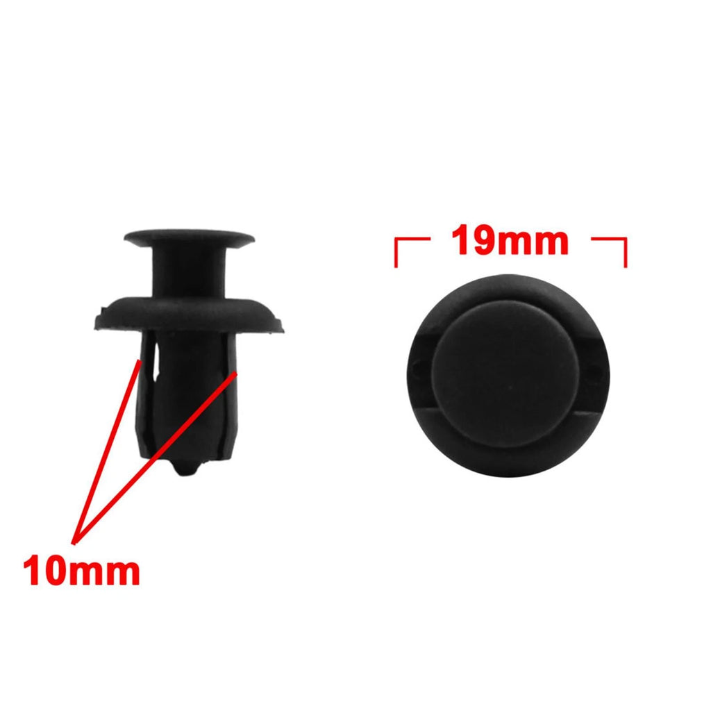 40pcs Plastic Rivets Push-Type Clips with Fastener Remover for Honda