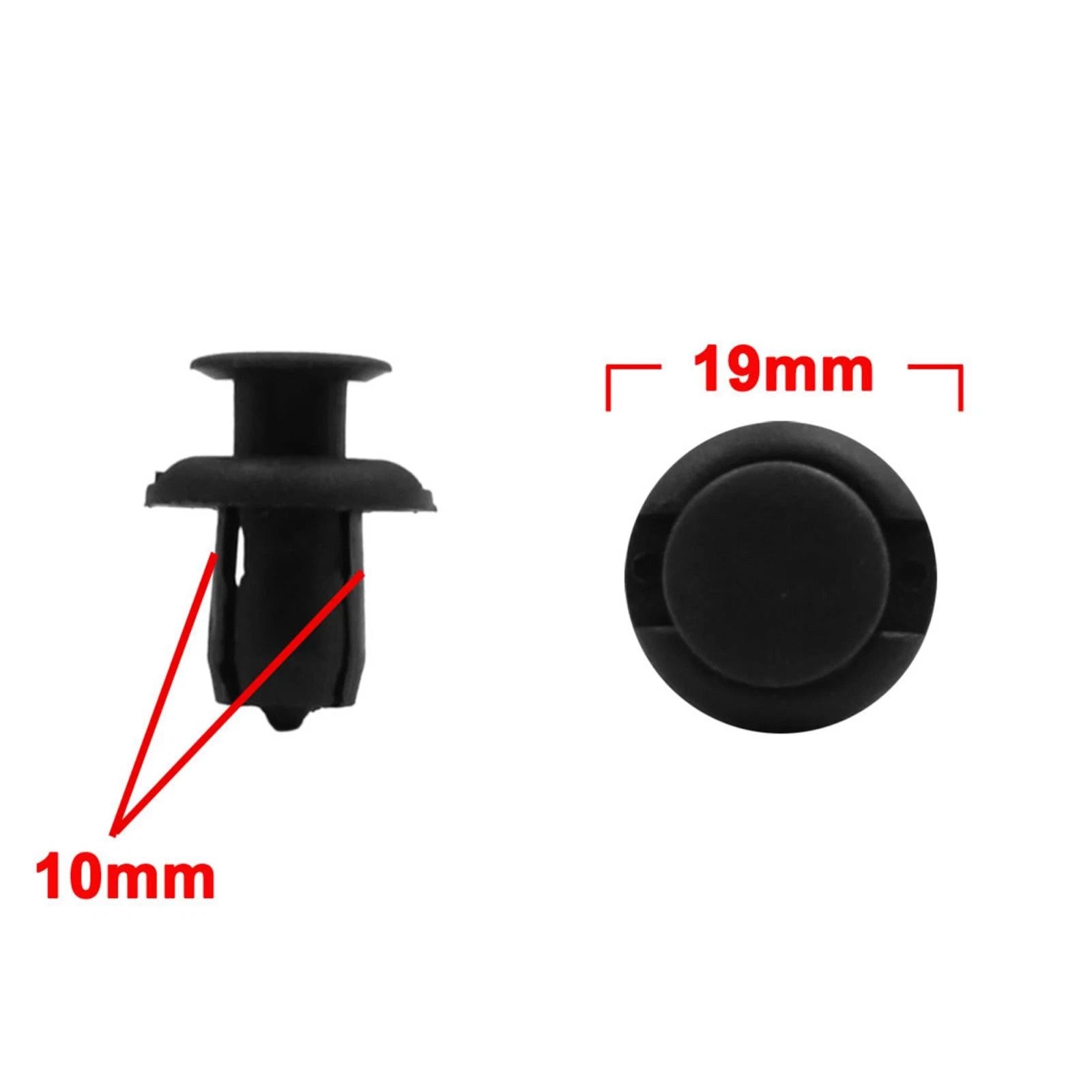 40pcs Plastic Rivets Push-Type Clips with Fastener Remover for Honda
