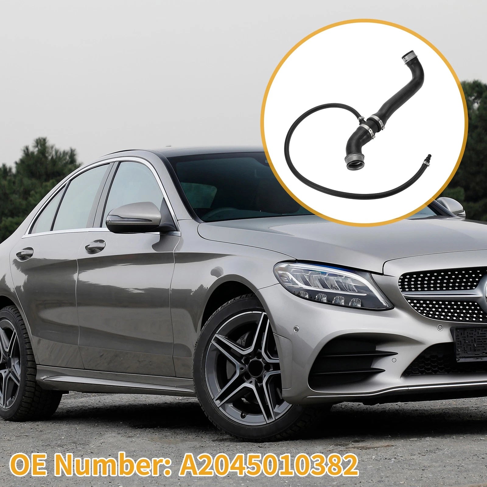 Radiator Hose Replacement for Mercedes-Benz C300 3.0L (2008–2012)
