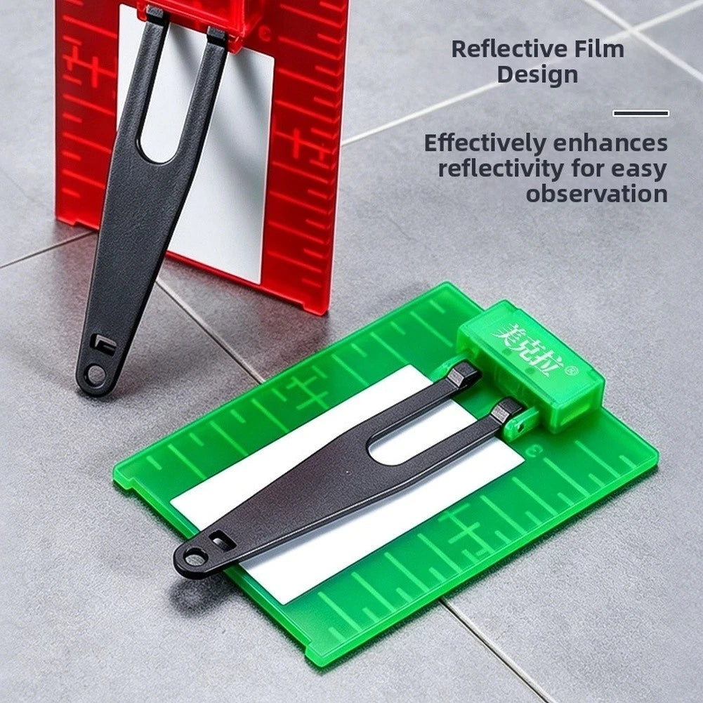 Reflective Magnetic Target Board for Level Devices (105x74mm)