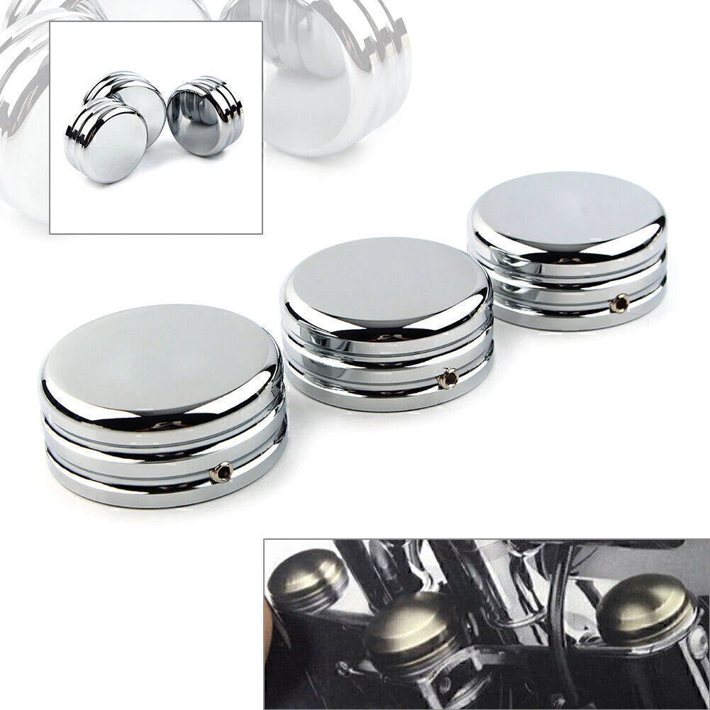 Upper Fork Stem Nut Cover for Harley Sportster 883 Iron (2011–2020) Chrome