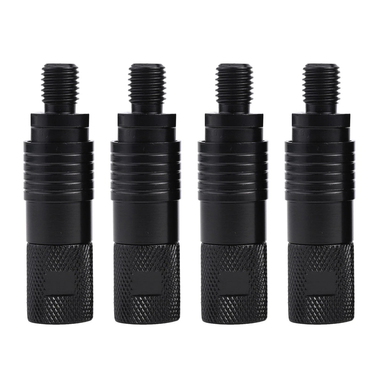 Set of 4 Bite Alarm Connectors for Universal Use (Magnetic, Black)