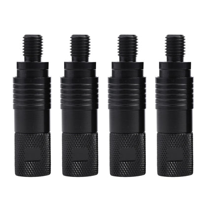 Set of 4 Bite Alarm Connectors for Universal Use (Magnetic, Black)