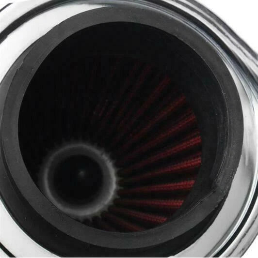 Auto Car Carbon Fiber Surface 3" Inlet Intake Air Filter + Stainless Steel Clamp