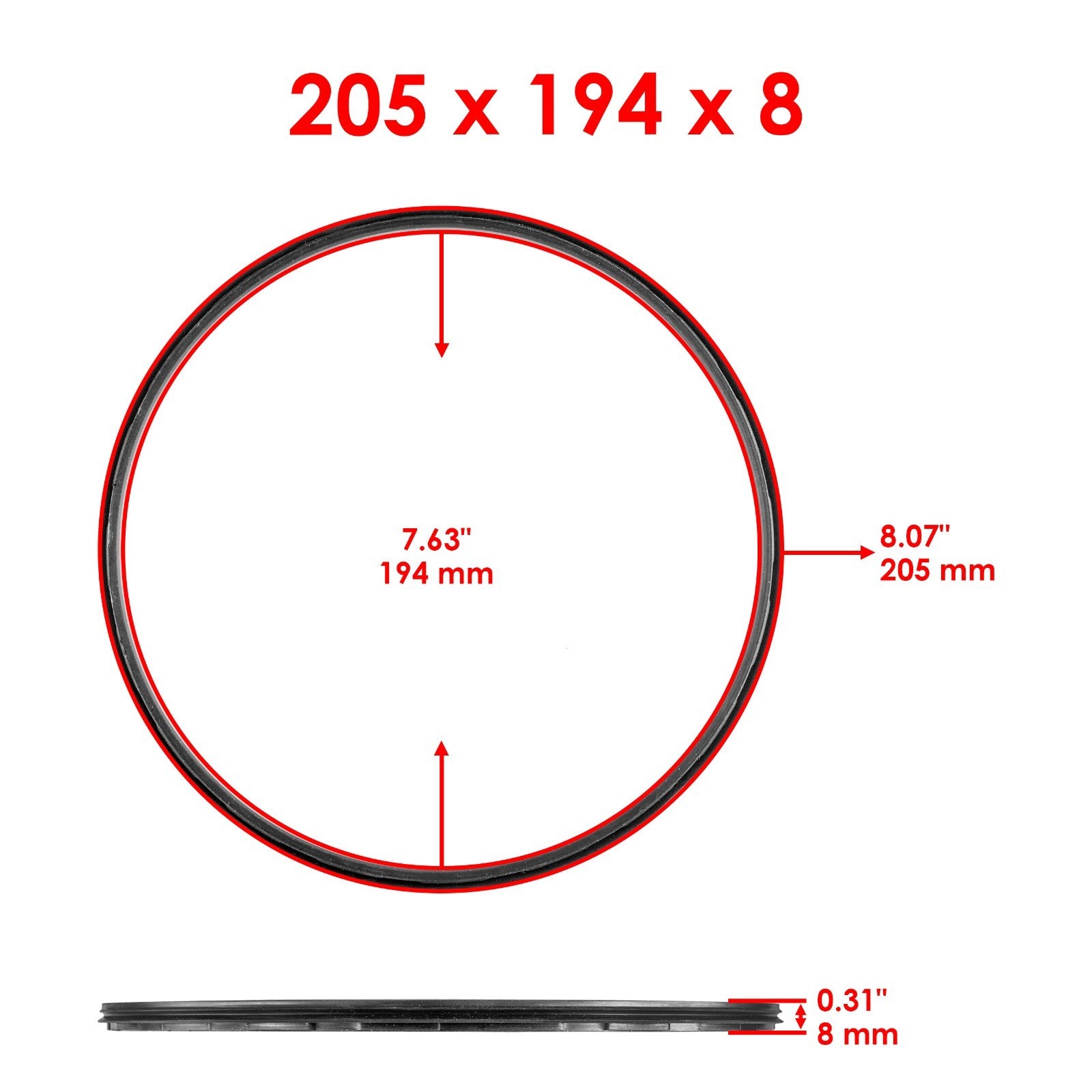 Brake Drum Seal Front Left Right Replacement for Kawasaki Mule 2500 (1994–2000)