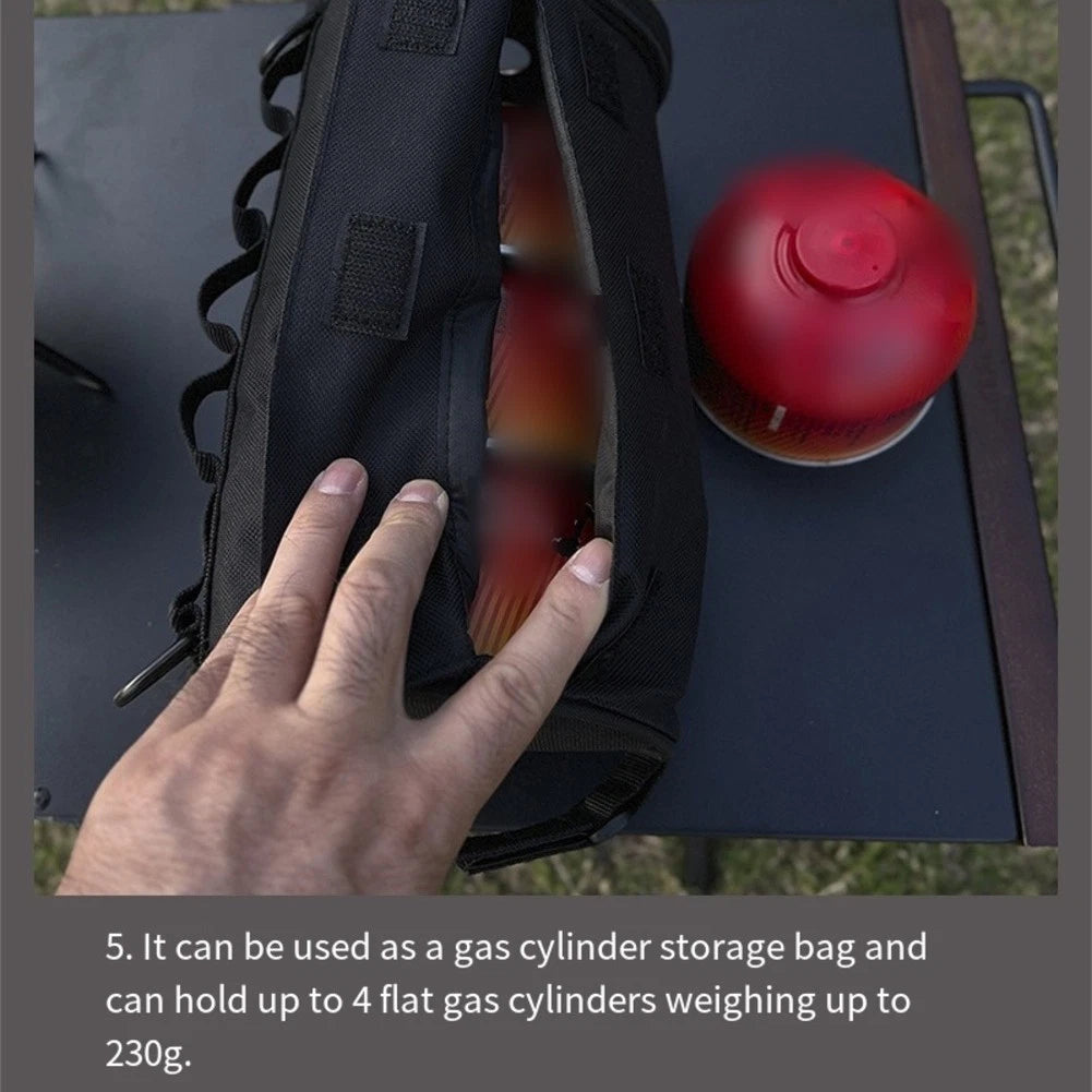 Portable Camping Paper Roll Holder Bag for Easy Access and Organization