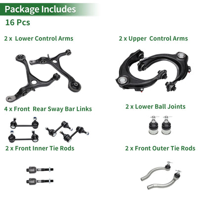 14pcs Front Suspension Kit Control Arm for Honda Accord (No.K80228/EV80)