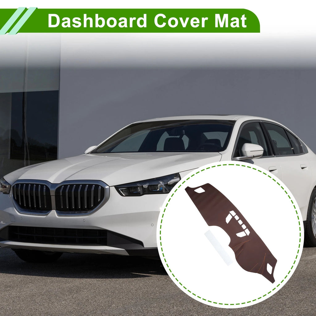 Dashboard Cover Mat for BMW X1 2016–2019 Dash Cover Carpet Brown