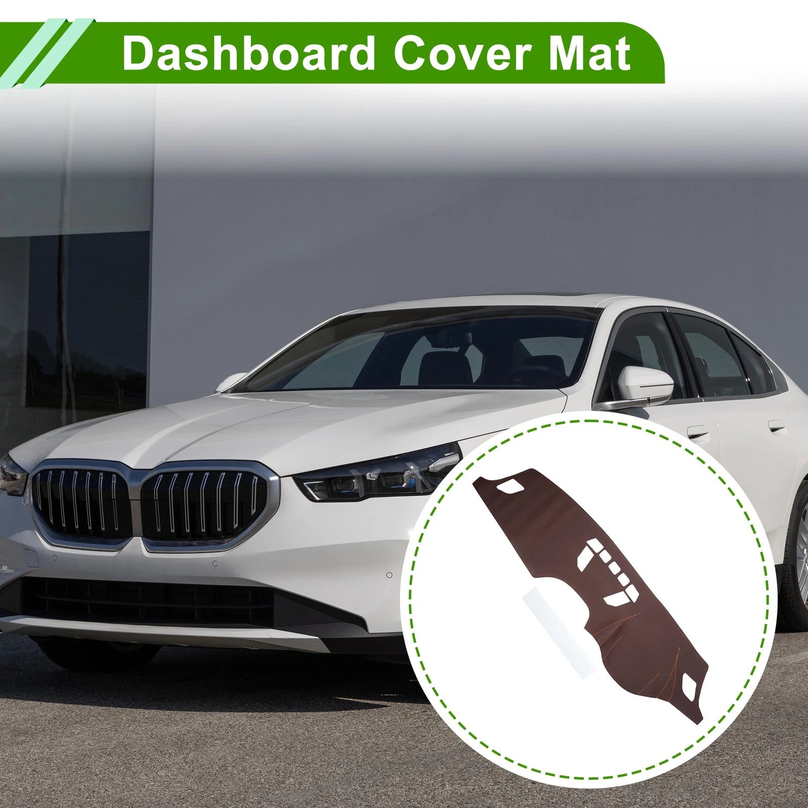 Dashboard Cover Mat for BMW X1 2016–2019 Dash Cover Carpet Brown