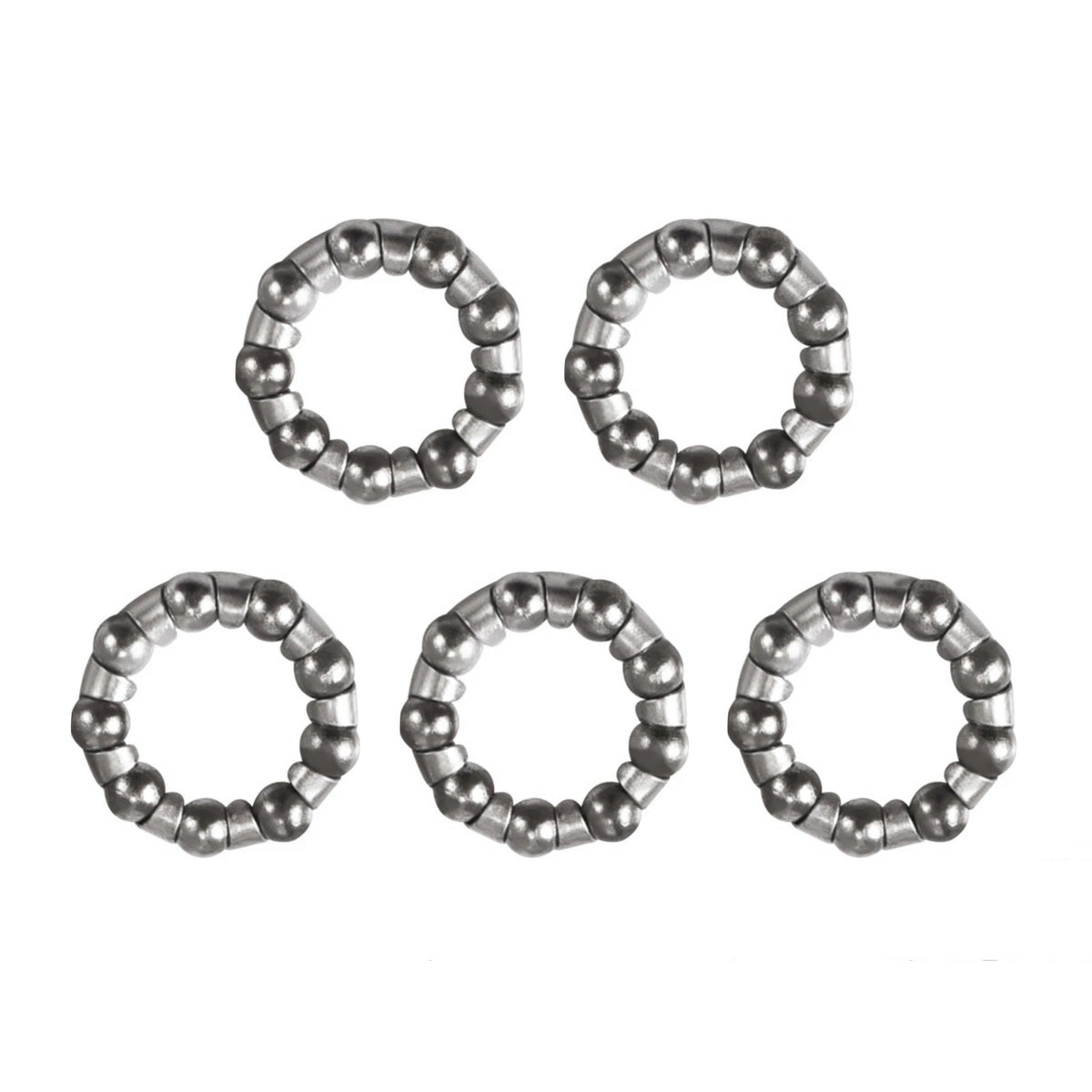 5pcs Crank Ball Bearing for Bicycle (1/4 in x 9 Balls)