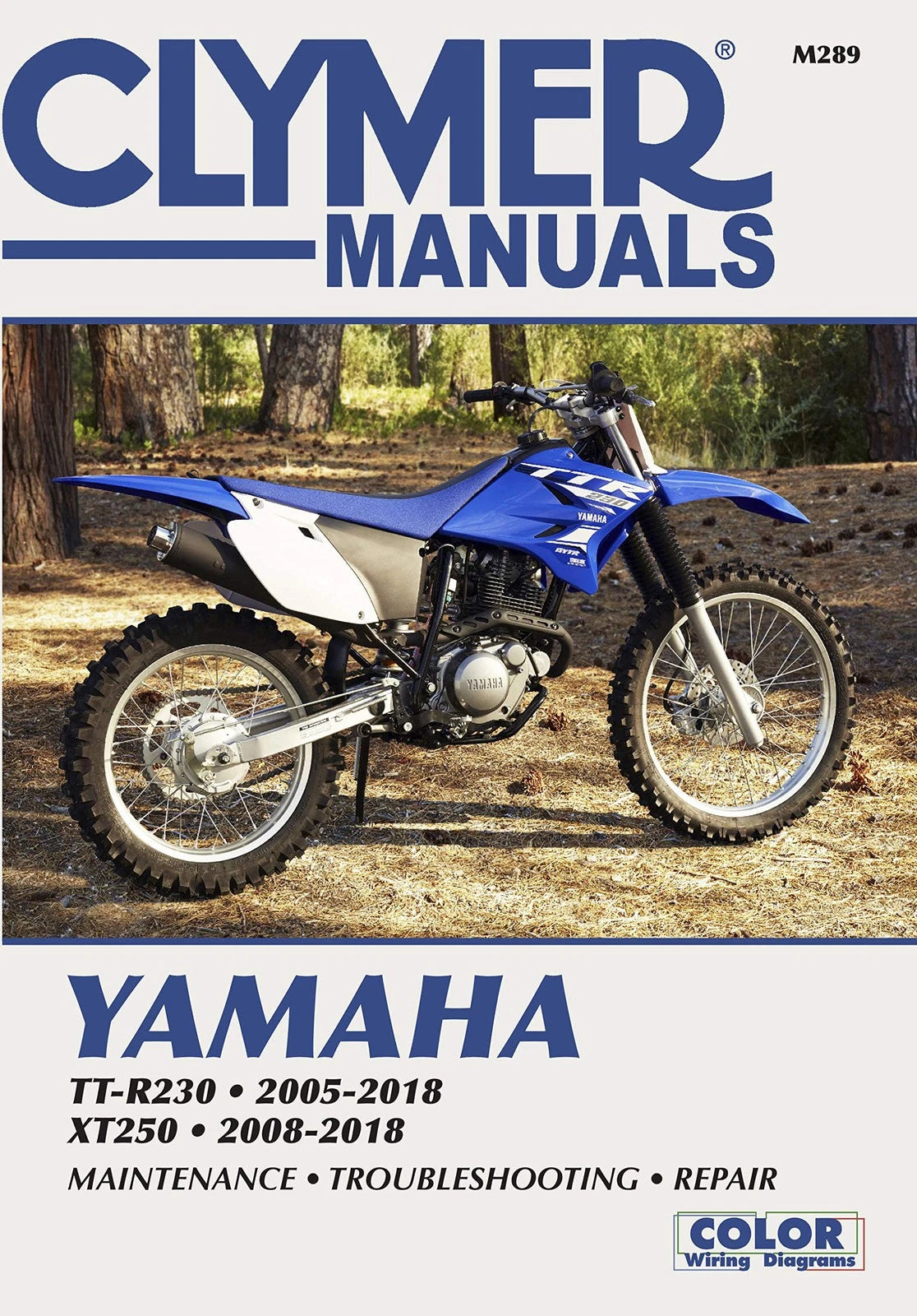 Clymer Service Repair Manual for Yamaha XT250 TT-R230 (2005–2018)