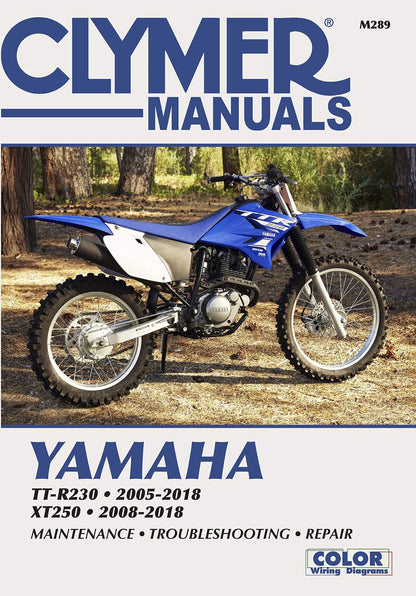 Clymer Service Repair Manual for Yamaha XT250 TT-R230 (2005–2018)