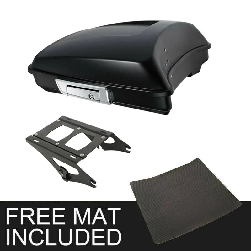 Matte Black 5.5" Razor Trunk Mount Rack for Harley Touring (2014–2026)