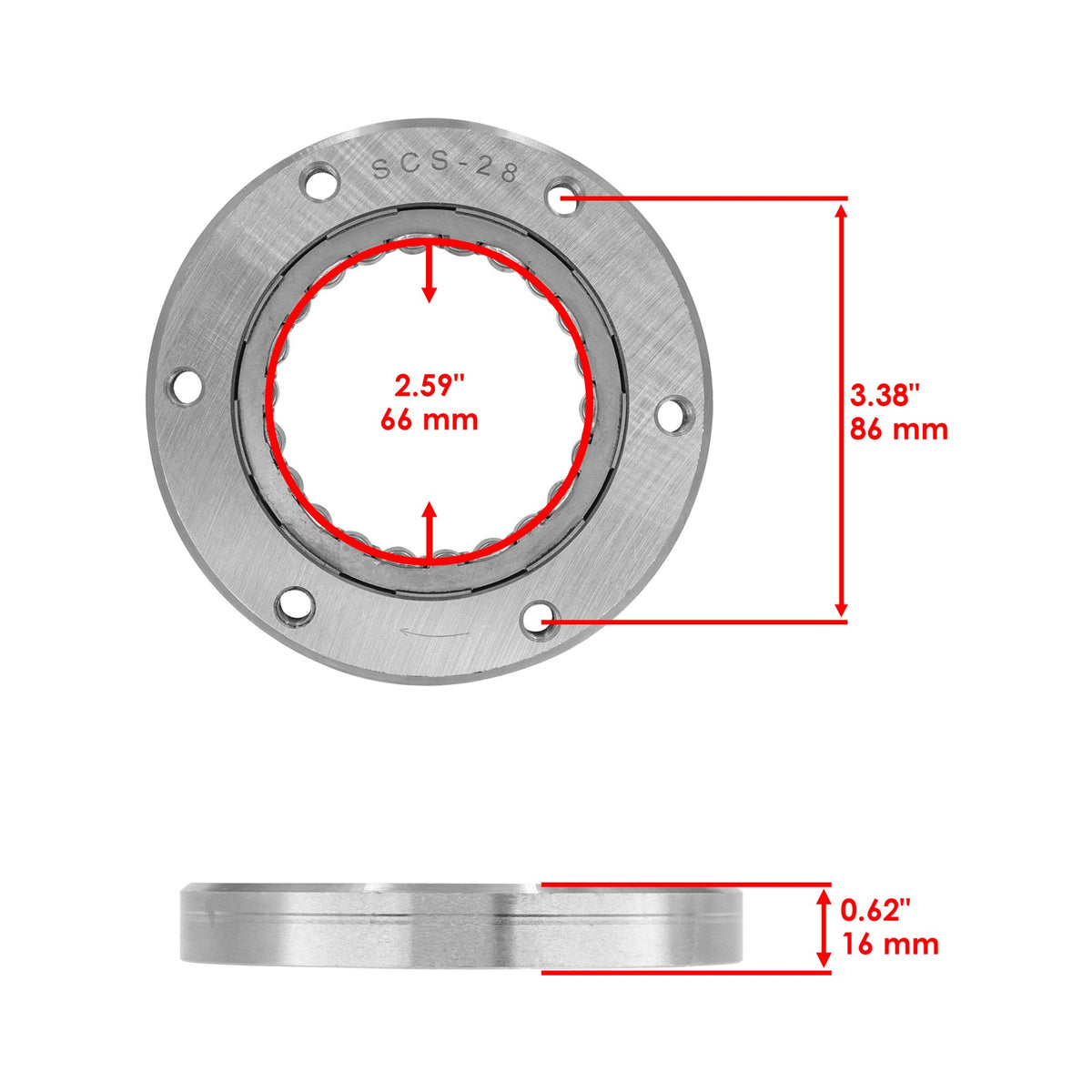 Starter Clutch One Way Sprag for Suzuki VS1400 Boulevard S83 (2004–2009)