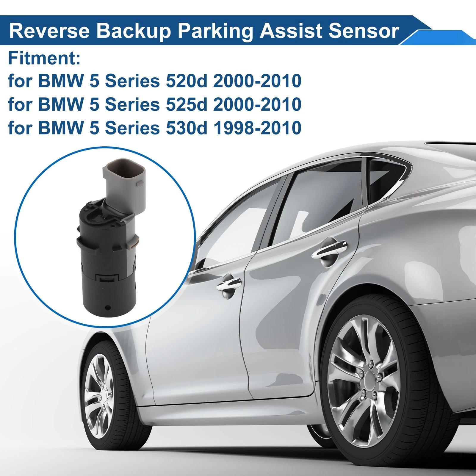 Reverse Backup Parking Sensor for BMW 5 Series 520d (2000–2010) No.66206989167