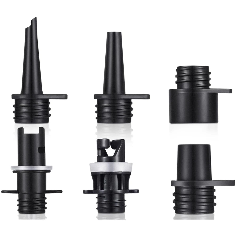 6 Piece Spiral Valve Adapter Set for Inflatable Paddle Boards