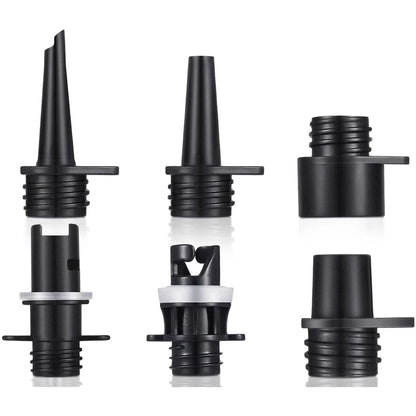 6 Piece Spiral Valve Adapter Set for Inflatable Paddle Boards