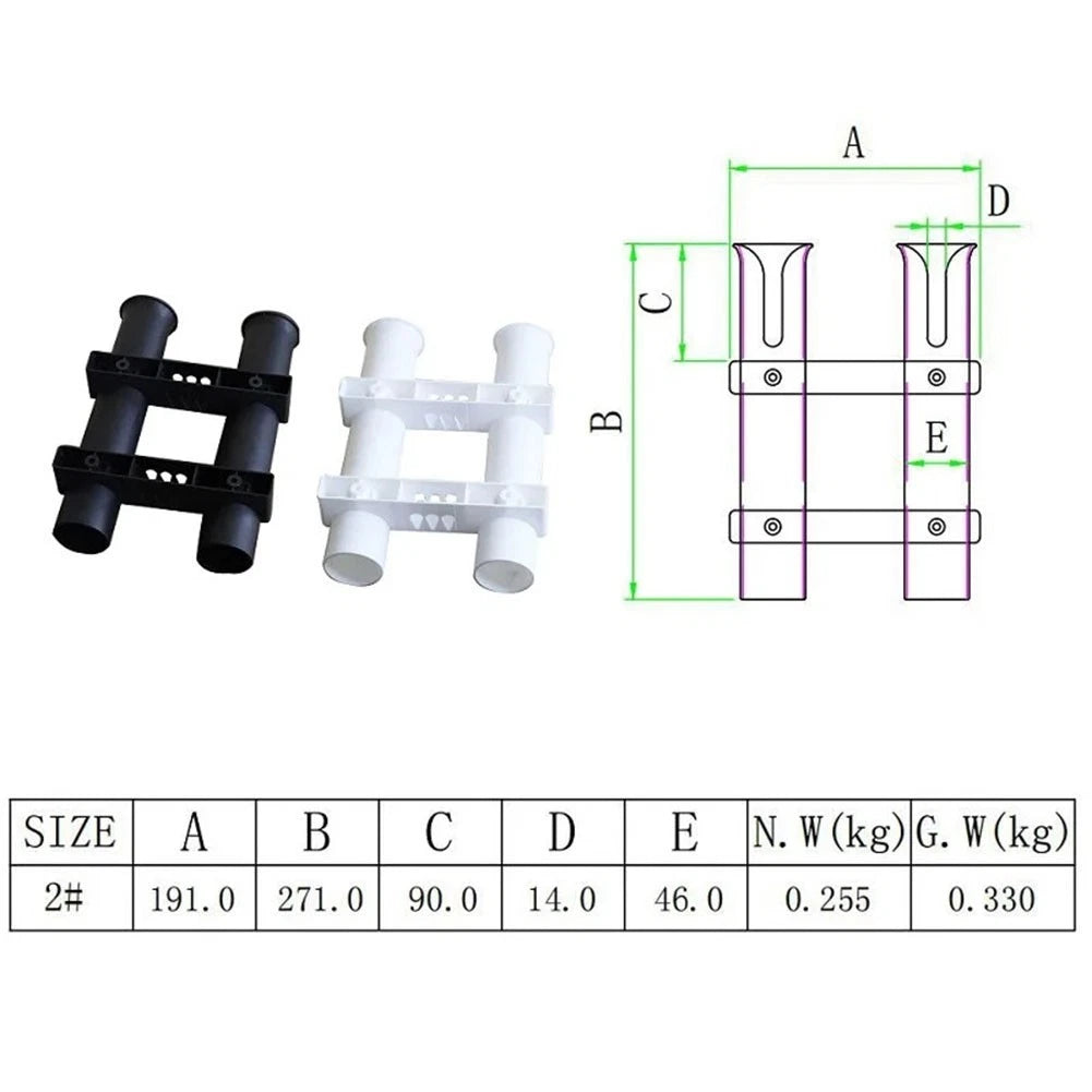 Fishing Rod Holders for Garage Wall Mount (Universal Fit)