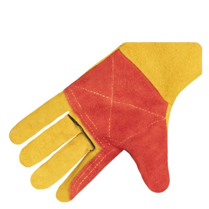 Cowhide Leather Welding Gloves 60cm Long Sleeve for BBQ Fireplace Safety