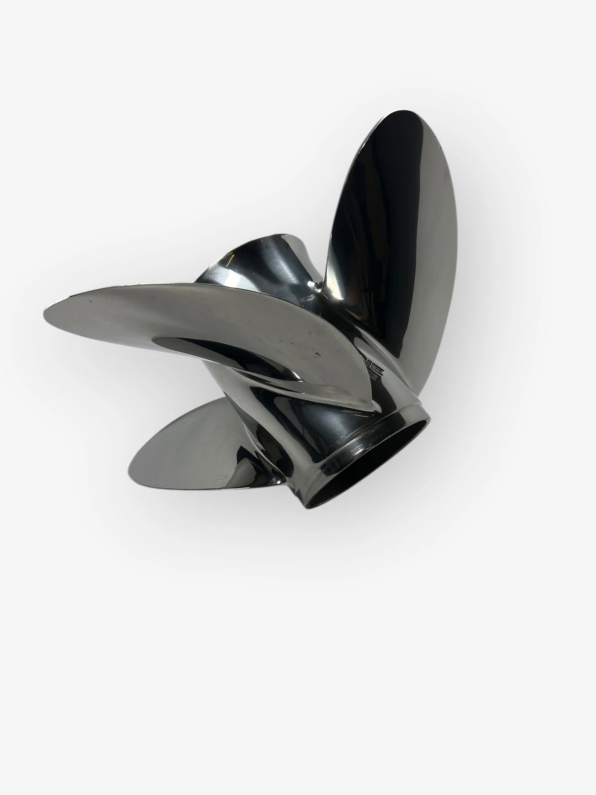 4 x 14 x 21 LH SS Propeller for Evinrude Johnson Cyclone (OEM, 763947)