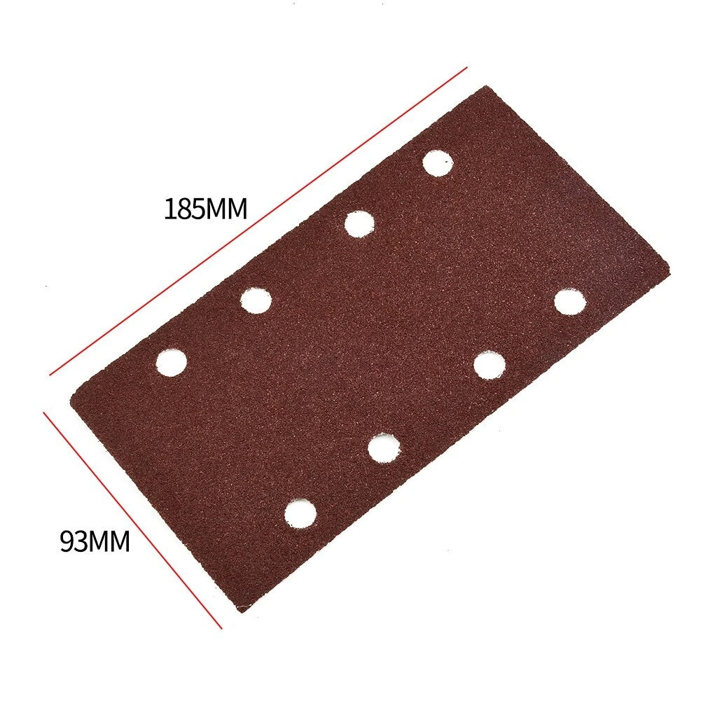 20pcs Sanding Sheets for (93x185mm, Hook & Loop)