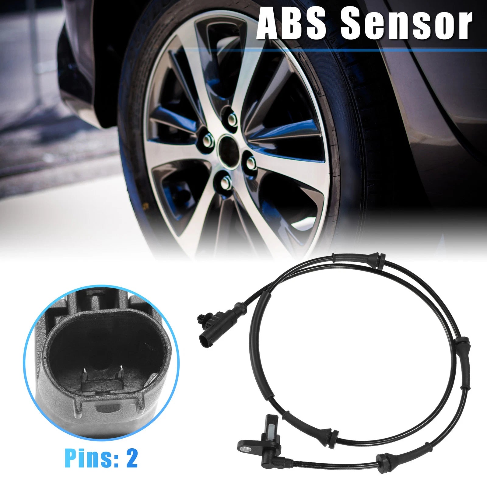 1 Pcs ABS Wheel Speed Sensor for Land Rover (No.SSB500100)