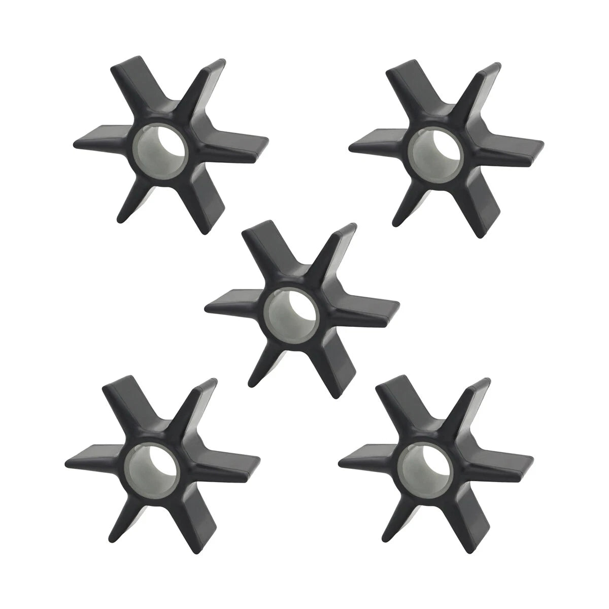 5X Water Pump Impeller for Mercury Quicksilver Outboard (47-43026T2, 43026T-2)
