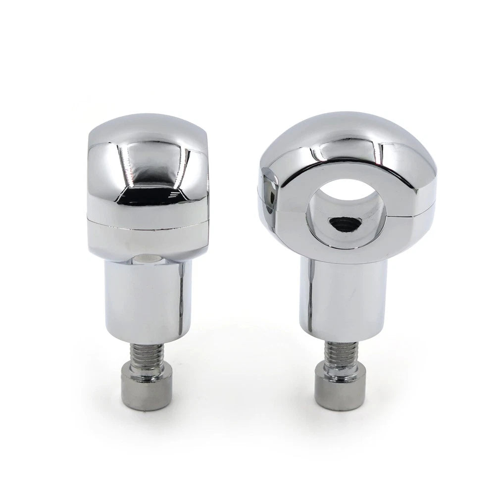 Chrome 25mm Handlebar Risers for Honda Suzuki Yamaha Kawasaki (Fit 1")