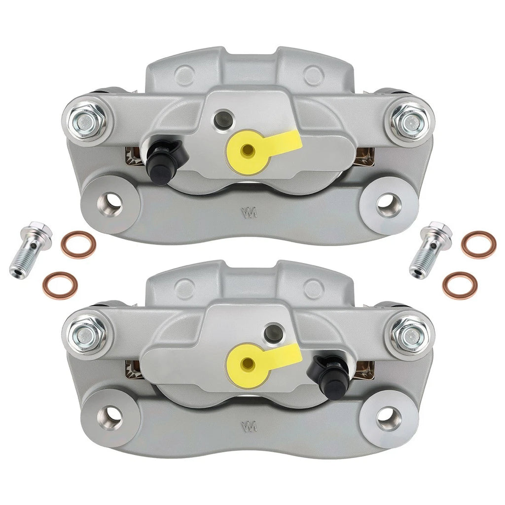 Set of 2 Rear Left + Right Brake Calipers w/Pads for Yamaha YXZ1000R (2016–2024) 2HC-2580V