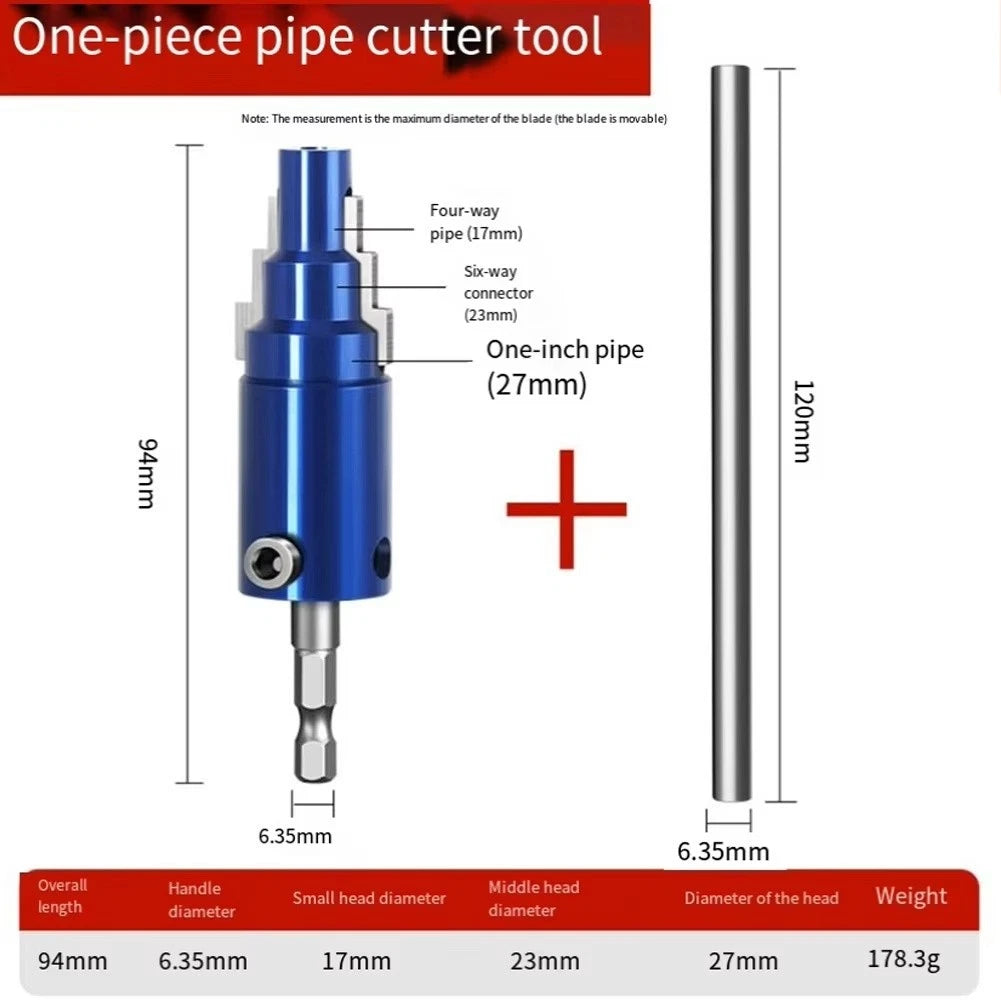 Pipe extractor tool for broken wire removal (Includes extension bar, tape)