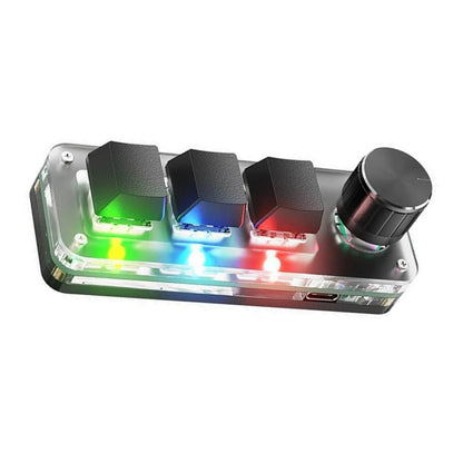 2X Gaming Keypad Mechanical Macropad Custom Knob Keyboard