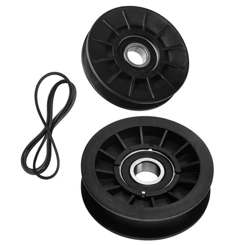 Drive Belt with V Type Idler Pulley Set for Cadet Craftsman Lawn Mowers