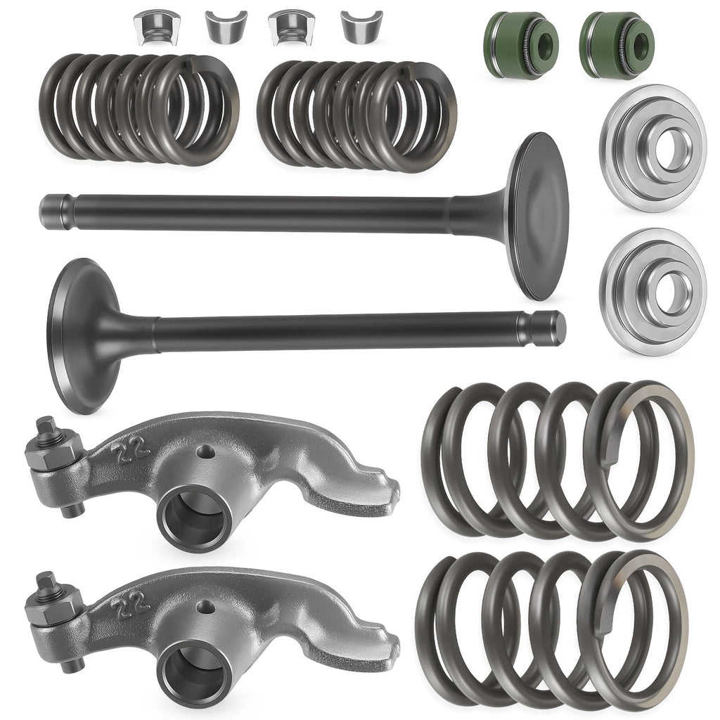 Engine Head Intake Exhaust Valve & Rocker Arm Kit for Honda CRF80F 2004–2013