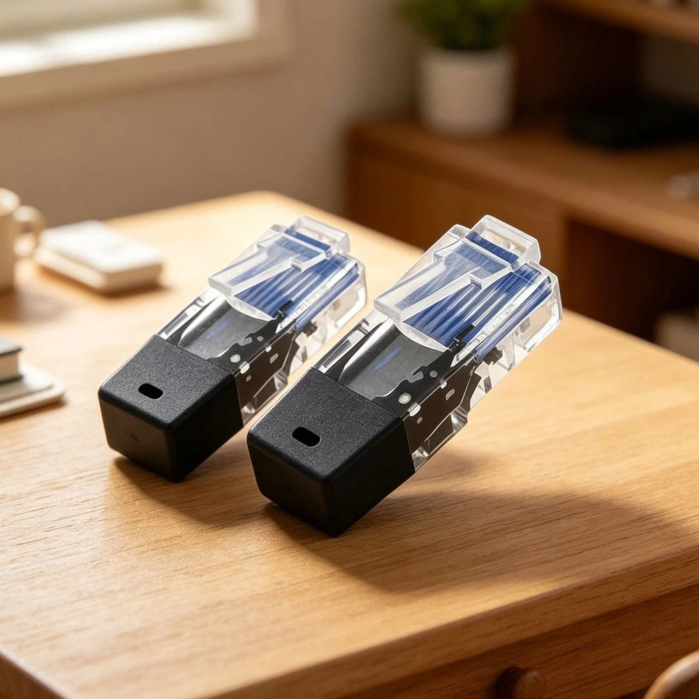 Set of 2 RJ45 120 Ohm Termination Resistors for Network Maintenance