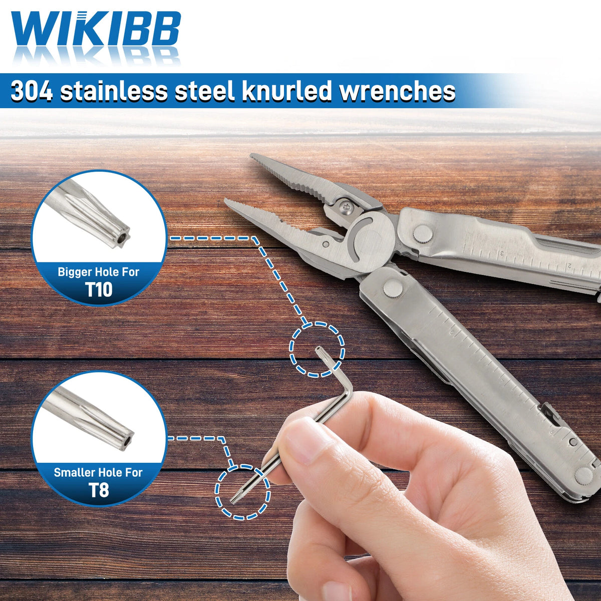 2X Slim Steel Parse Wrench Spanner for Leatherman (Disassembly Tool)