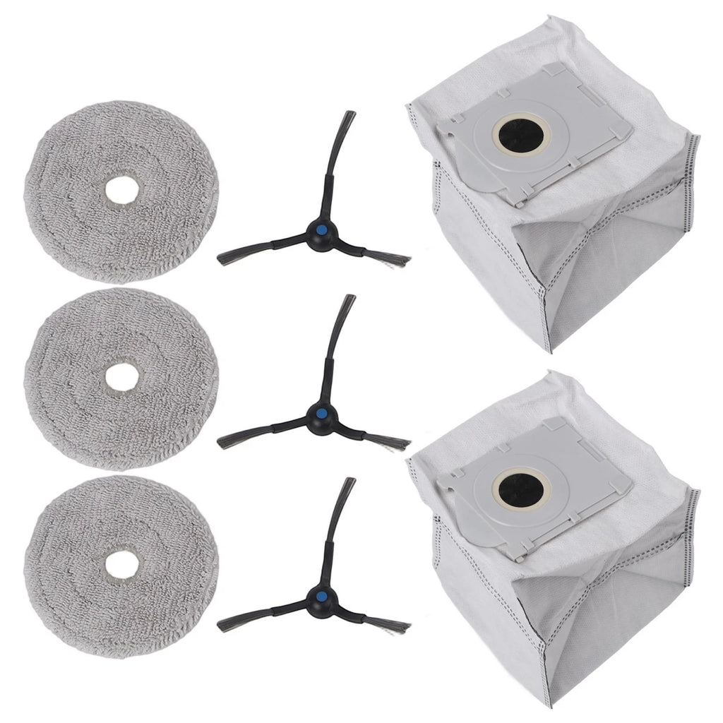 Mop Cloth Dust Bag and Side Brush Set for ECOVACS DEEBOOT MINI (N/A)