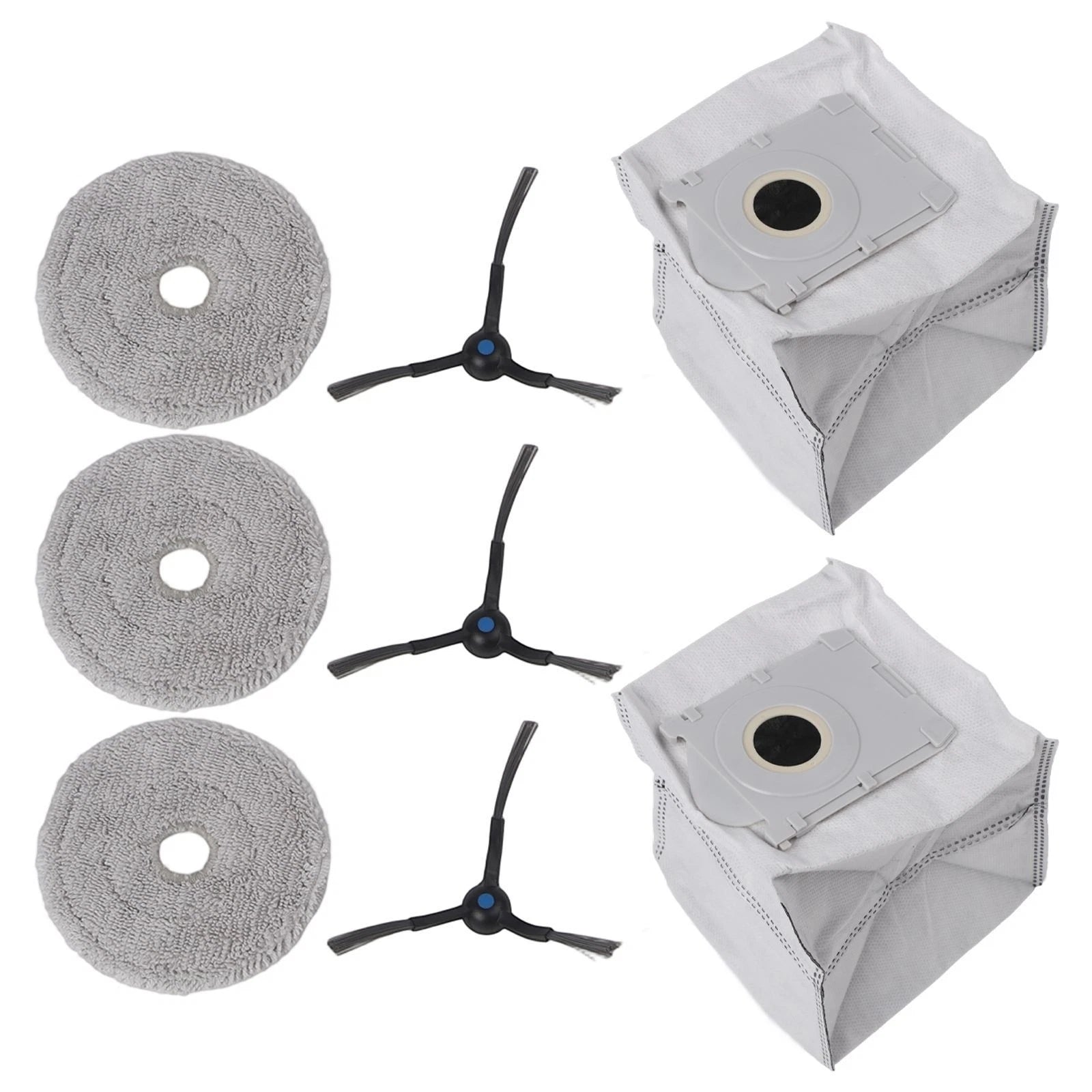 Mop Cloth Dust Bag and Side Brush Set for ECOVACS DEEBOOT MINI (N/A)