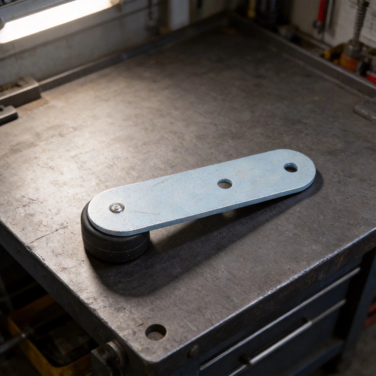 Sagging Door Support Wheel with Galvanized Steel and Rubber Wheel