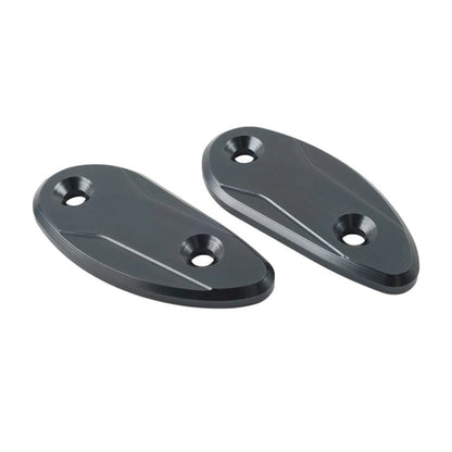 Titanium Rearview Mirror Block Off Base Plates for Honda CBR1000RR (2008–2017)